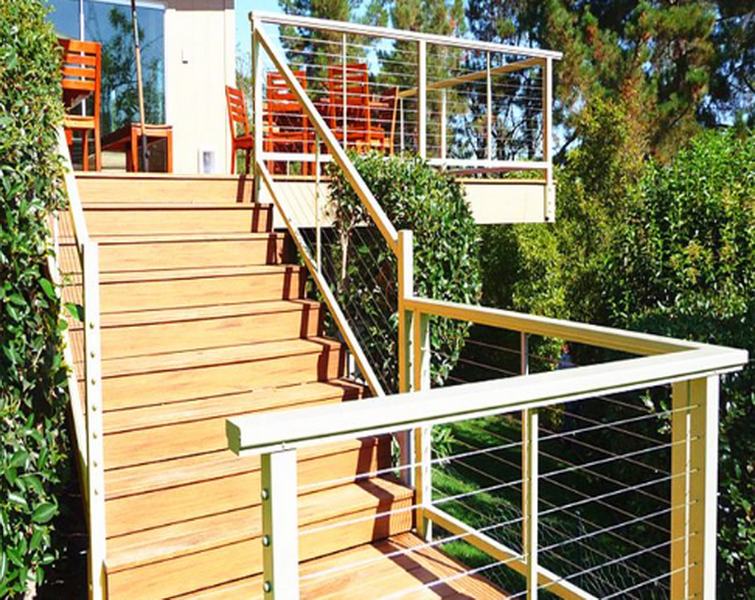stainless steel cable deck railing_2