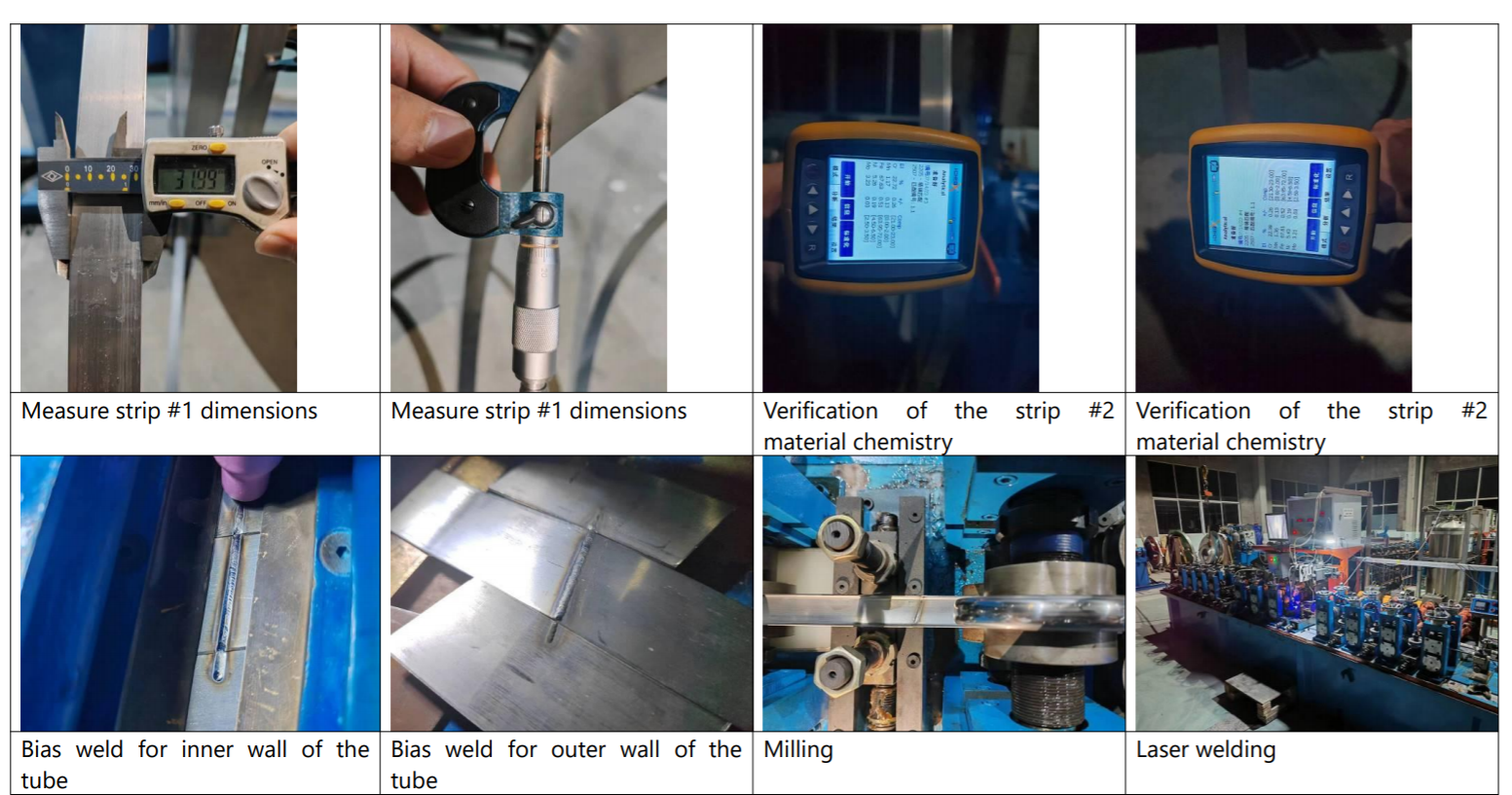 Using Steel Straps Diagonally Instead of Orbital Welded between Steel Tubes